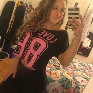 PINK Victoria secret pj crop top